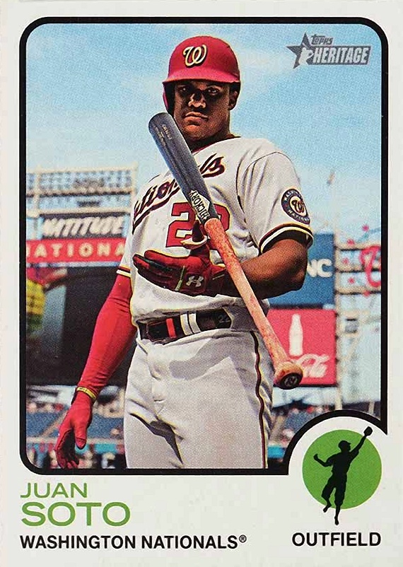 2022 Topps Heritage Juan Soto #154 Baseball Card