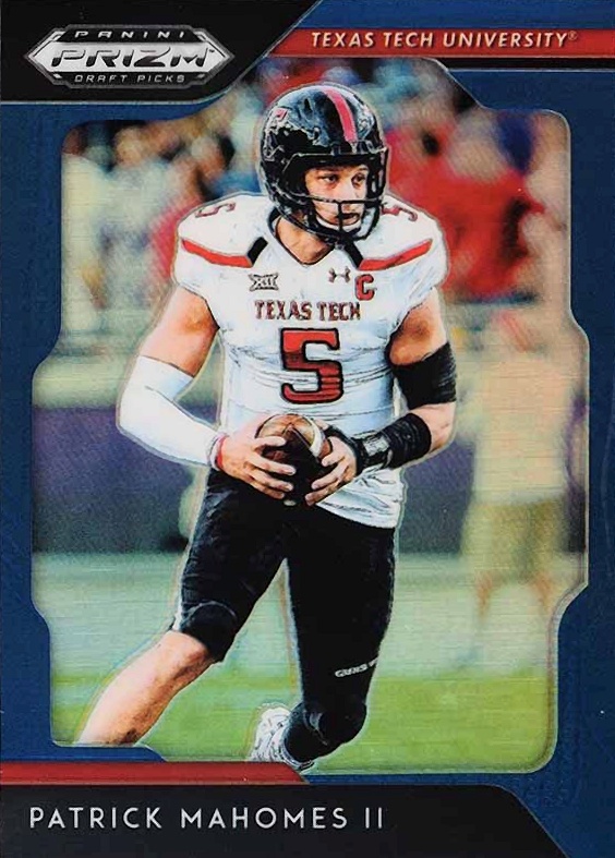 2019 Panini Prizm Draft Picks Patrick Mahomes II #72 Football Card