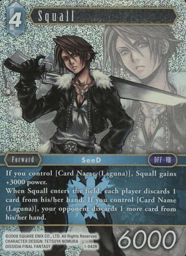 2016 Final Fantasy Opus I Squall #42R TCG Card