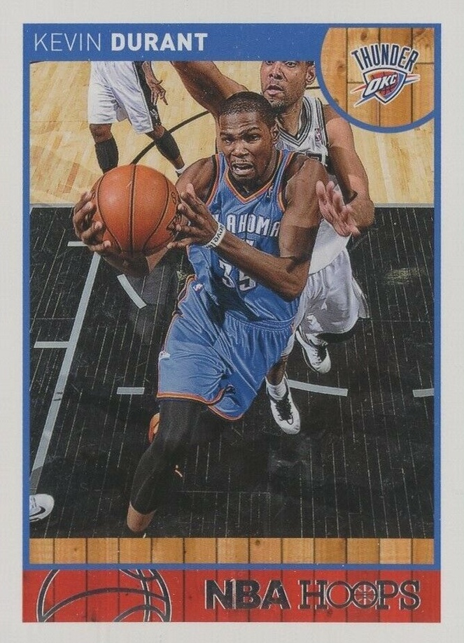 2013 Panini Hoops Kevin Durant #73 Basketball Card