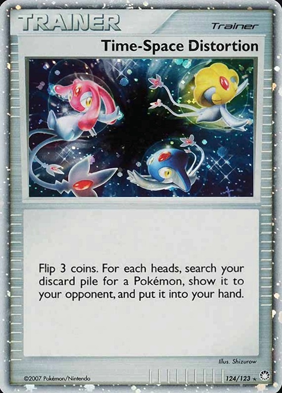 2007 Pokemon Diamond & Pearl Mysterious Treasures Time-Space Distortion-Holo #124 TCG Card