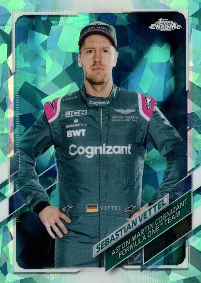 2021  Topps Chrome Formula 1 Sapphire Edition Sebastian Vettel #7 Other Sports Card