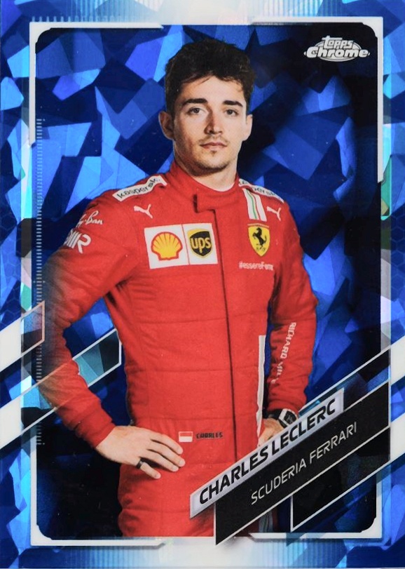 2021  Topps Chrome Formula 1 Sapphire Edition Charles Leclerc #11 Other Sports Card