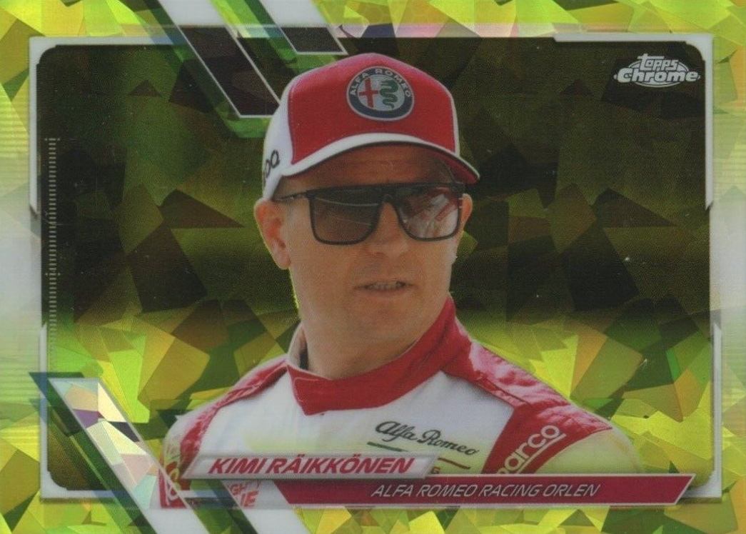 2021  Topps Chrome Formula 1 Sapphire Edition Kimi Raikkonen #15 Other Sports Card