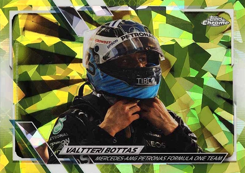 2021  Topps Chrome Formula 1 Sapphire Edition Valtteri Bottas #21 Other Sports Card