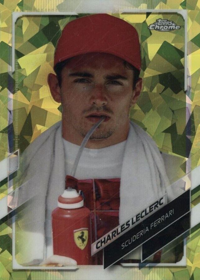 2021  Topps Chrome Formula 1 Sapphire Edition Charles Leclerc #32 Other Sports Card