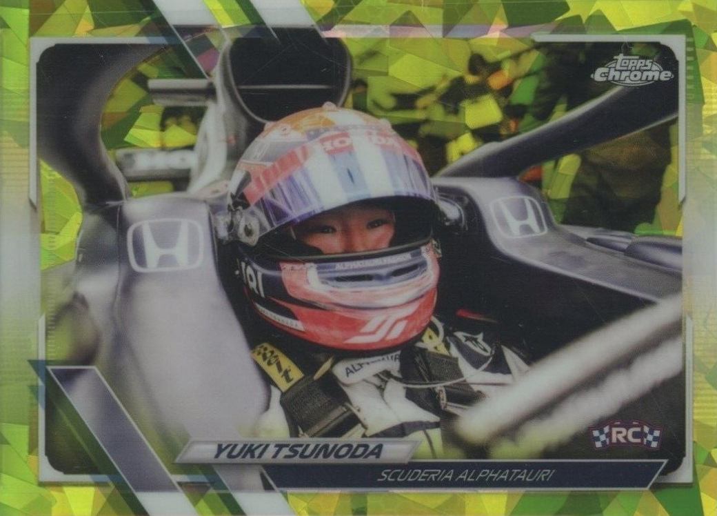 2021  Topps Chrome Formula 1 Sapphire Edition Yuki Tsunoda #37 Other Sports Card