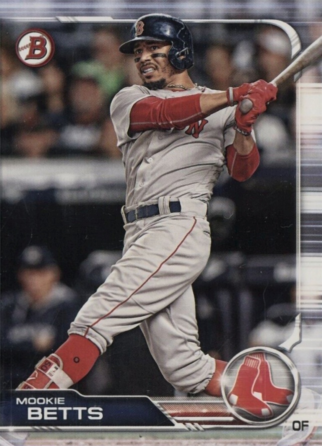 2019 Bowman Mookie Betts #50 Baseball Card