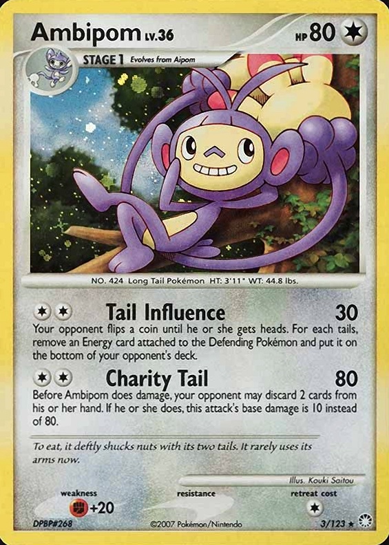 2007 Pokemon Diamond & Pearl Mysterious Treasures Meganium-Holo #13 TCG Card