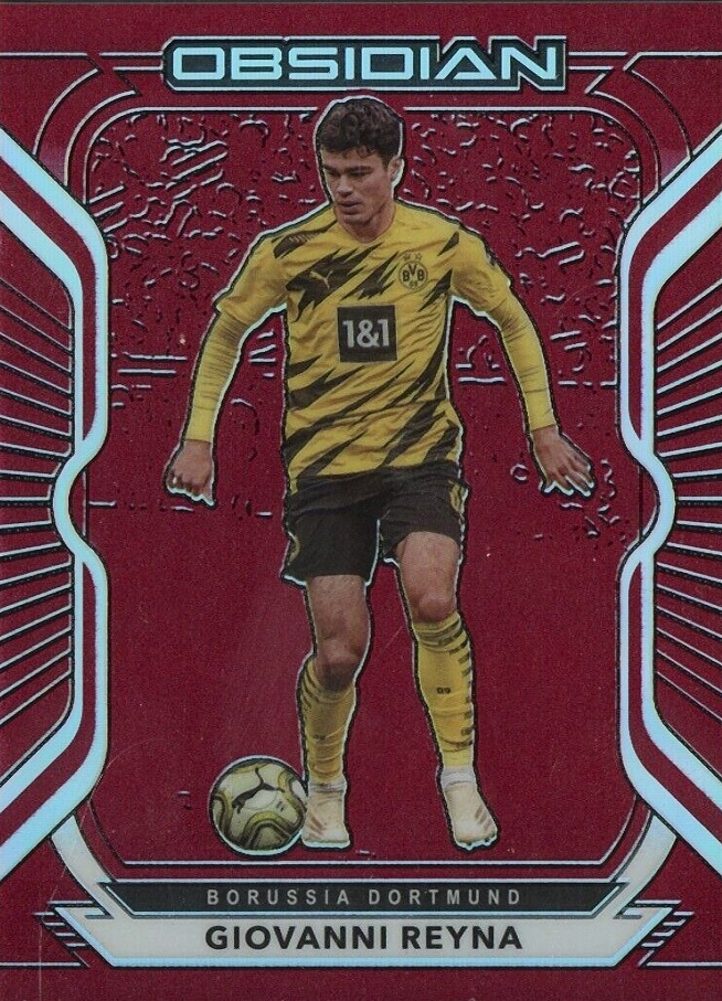 2020 Panini Obsidian Giovanni Reyna #7 Soccer Card