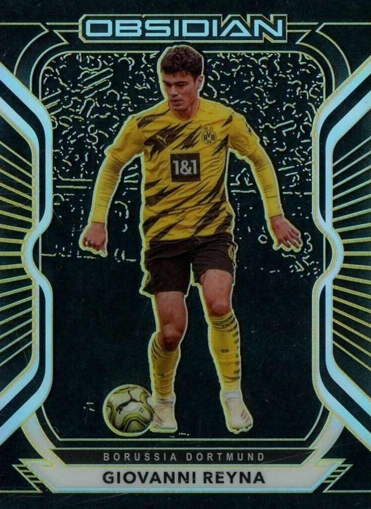 2020 Panini Obsidian Giovanni Reyna #7 Soccer Card