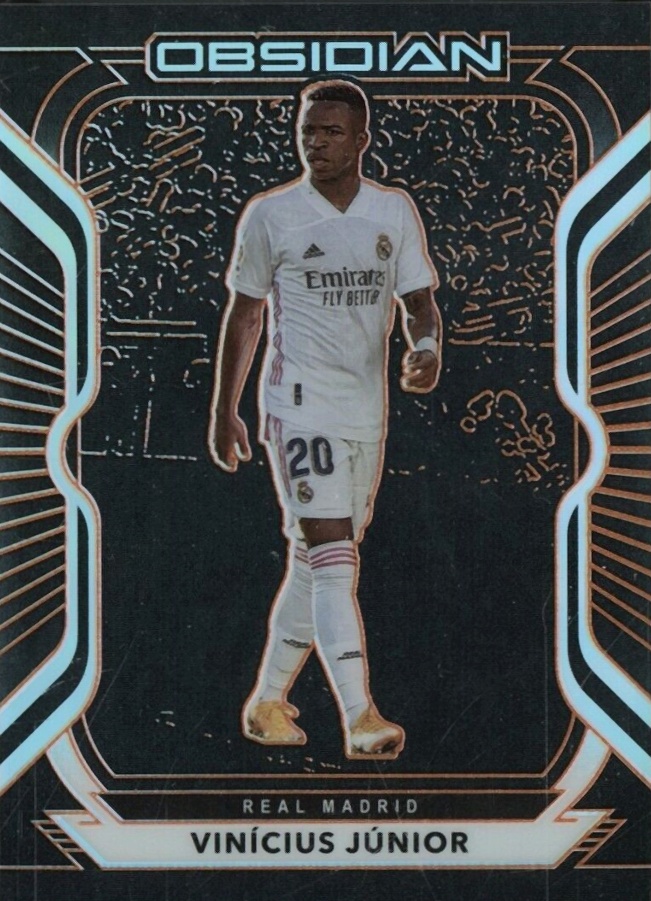 2020 Panini Obsidian Vinicius Junior #69 Soccer Card