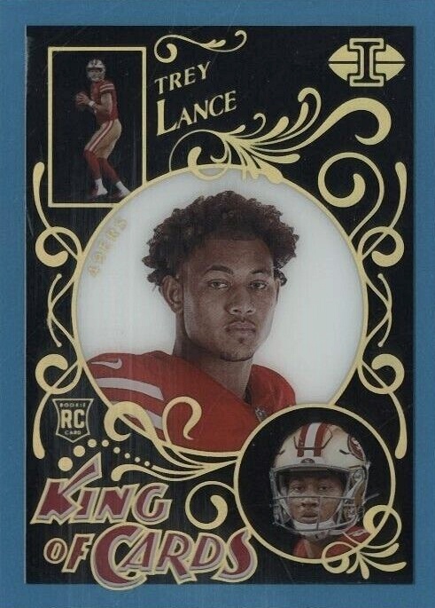 2021 Panini Illusions King of Cards Trey Lance #KC-13 Football Card