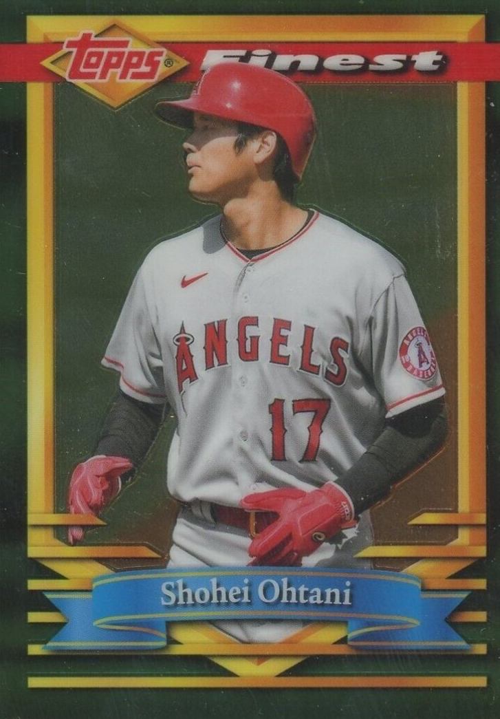 2021 Topps Finest Flashbacks Shohei Ohtani #9 Baseball Card