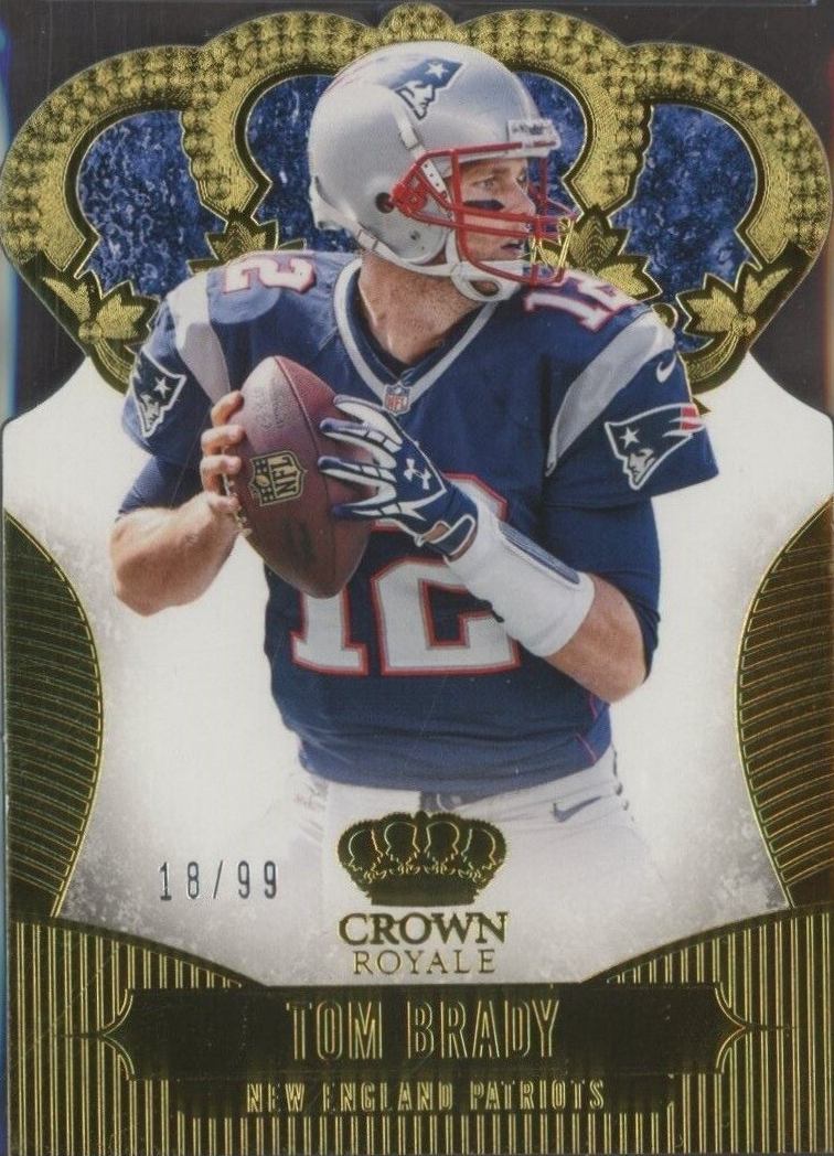 2013 Panini Crown Royale Tom Brady #91 Football Card