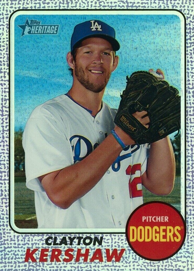 2017 Topps Heritage  Clayton Kershaw #400 Baseball Card