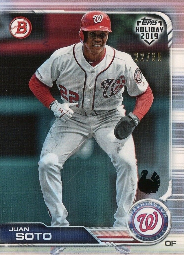 2019 Topps Holiday Bowman  Juan Soto #TH-JSO Baseball Card