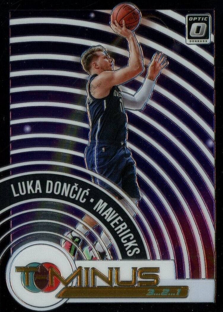 2020 Panini Donruss Optic T-Minus 3...2...1 Luka Doncic #10 Basketball Card