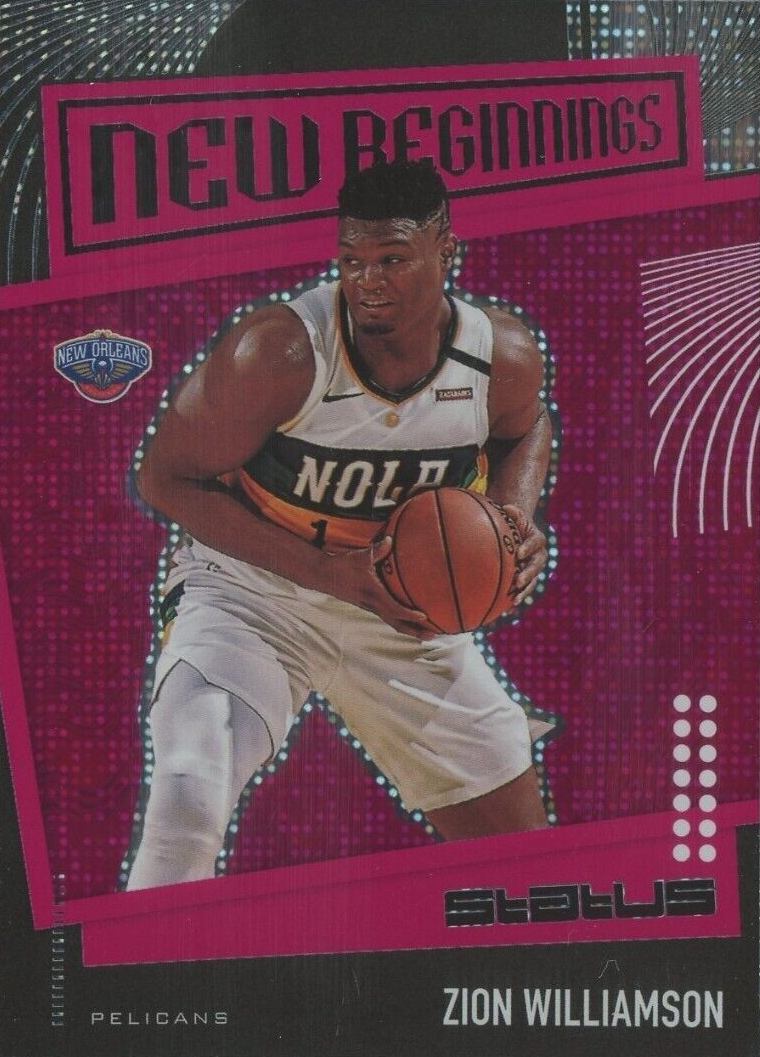 2019 Panini Status New Beginnings Zion Williamson #30 Basketball Card