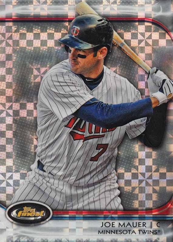 2012 Finest Joe Mauer #83 Baseball Card