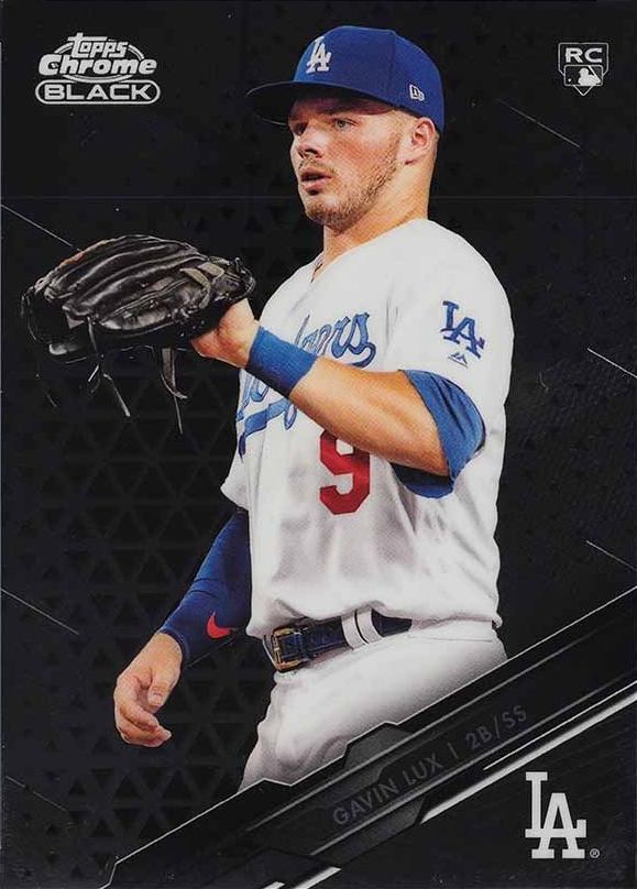 2020 Topps Chrome Black Gavin Lux #51 Baseball Card