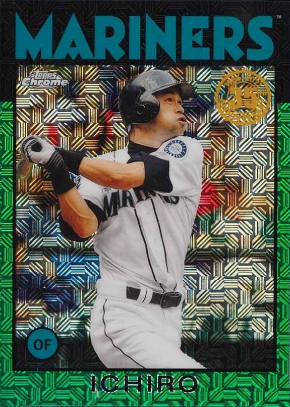 2021 Topps Silver Pack 1986 Chrome Promo Ichiro #78 Baseball Card