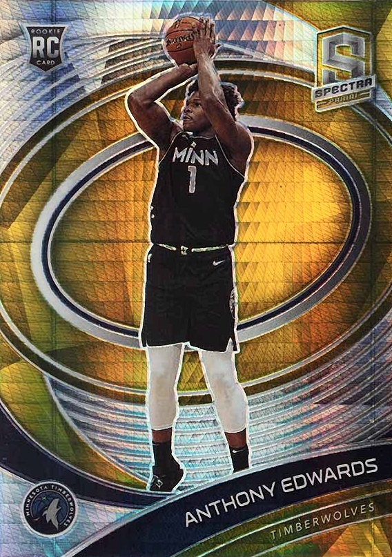 2020 Panini Spectra Anthony Edwards #101 Basketball Card