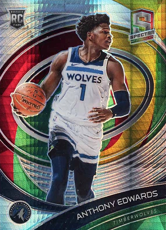 2020 Panini Spectra Anthony Edwards #101 Basketball Card