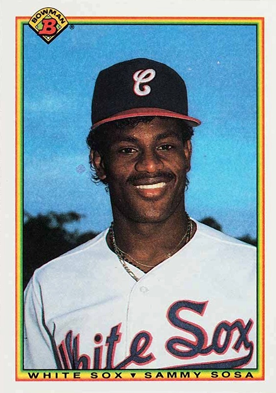 1990 Bowman Sammy Sosa #312 Baseball Card