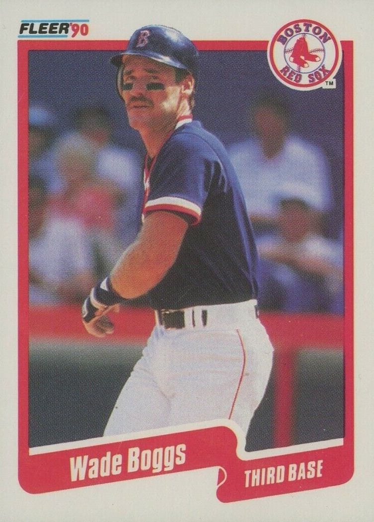 1990 Fleer Wade Boggs #268 Baseball Card