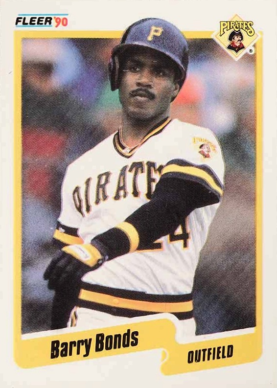 1990 Fleer Barry Bonds #461 Baseball Card