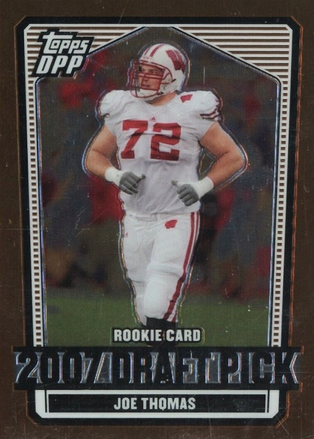 2007 Topps Draft Picks & Prospects Joe Thomas #115 Football Card