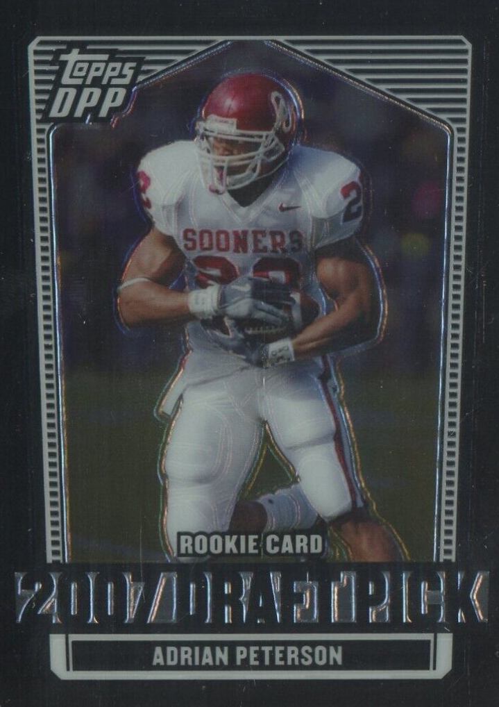 2007 Topps Draft Picks & Prospects Adrian Peterson #135 Football Card