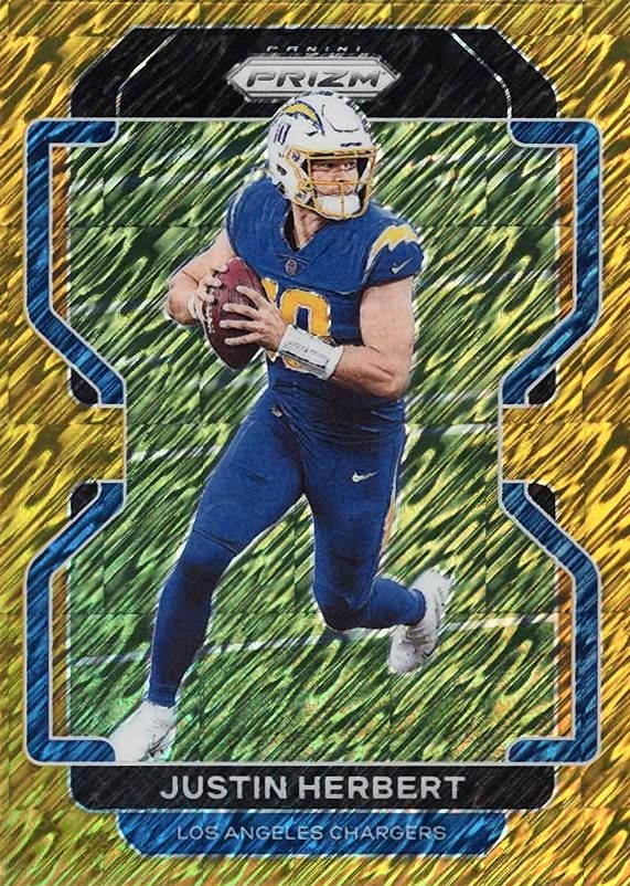 2021 Panini Prizm Justin Herbert #169 Football Card