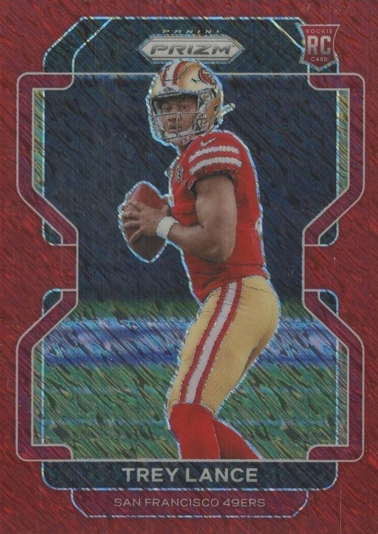 2021 Panini Prizm Trey Lance #333 Football Card