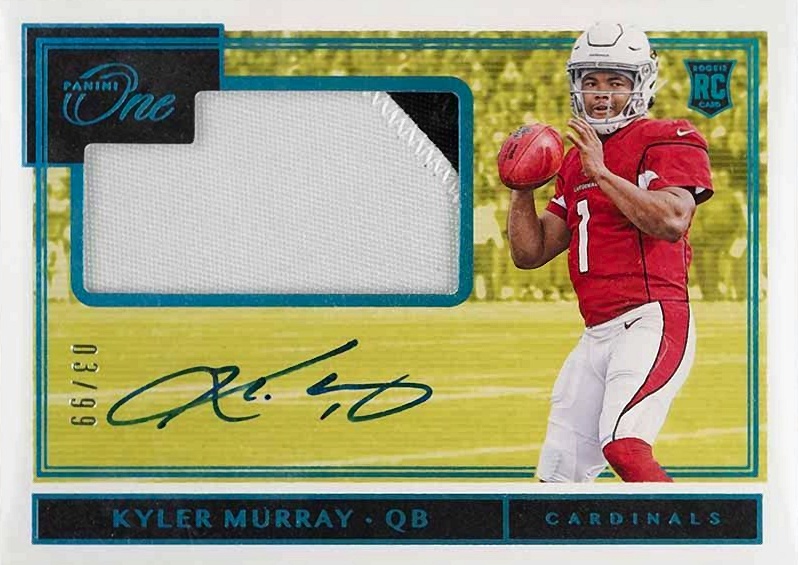 2019 Panini One Kyler Murray #1 Football Card