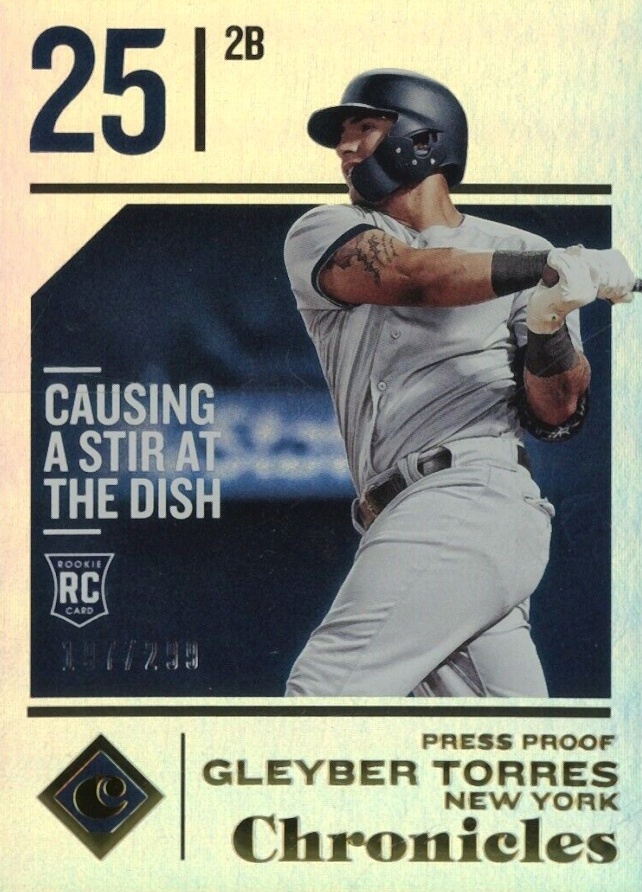 2018 Panini Chronicles Gleyber Torres #60 Baseball Card