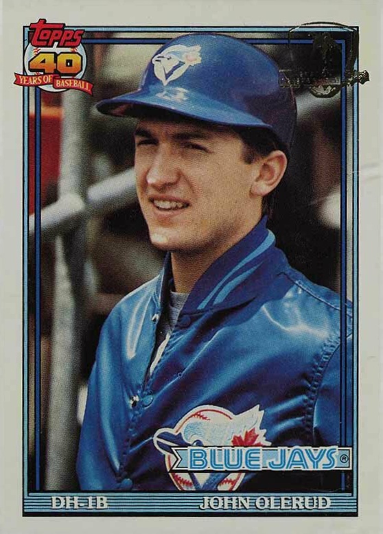 1991 Topps Desert Shield John Olerud #168 Baseball Card