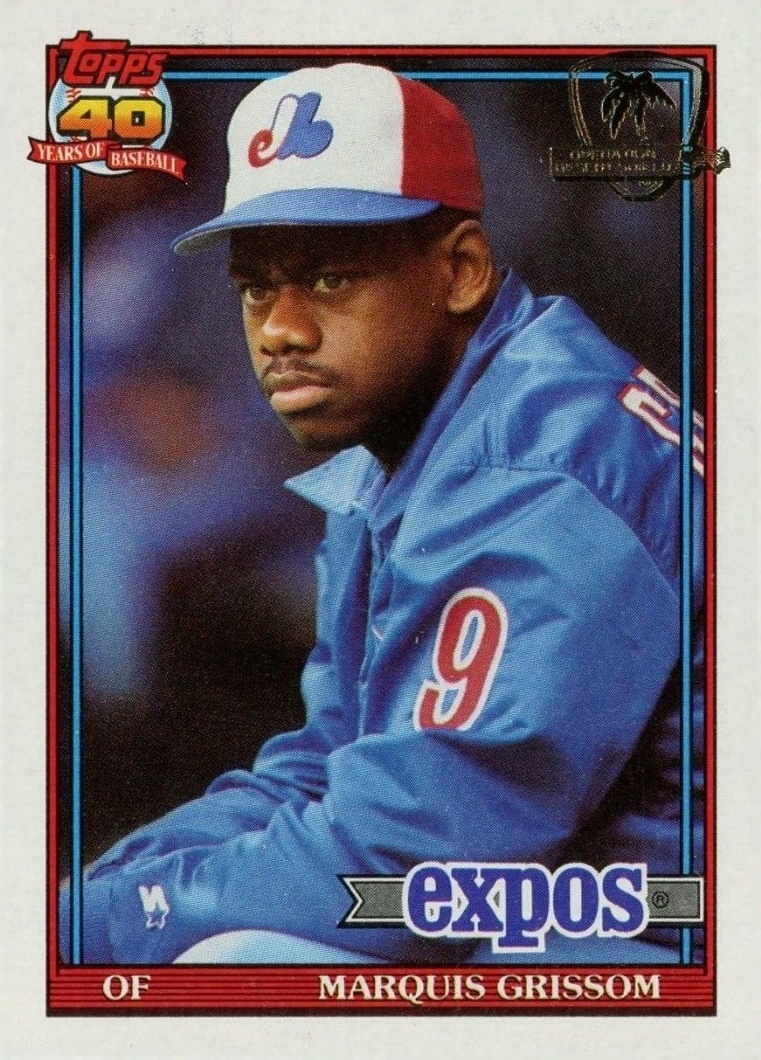 1991 Topps Desert Shield Marquis Grissom #283 Baseball Card