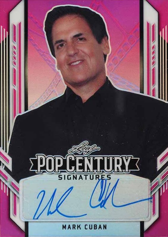 2021 Leaf Metal Pop Century Autograph Mark Cuban #BAMC1 Non-Sports Card