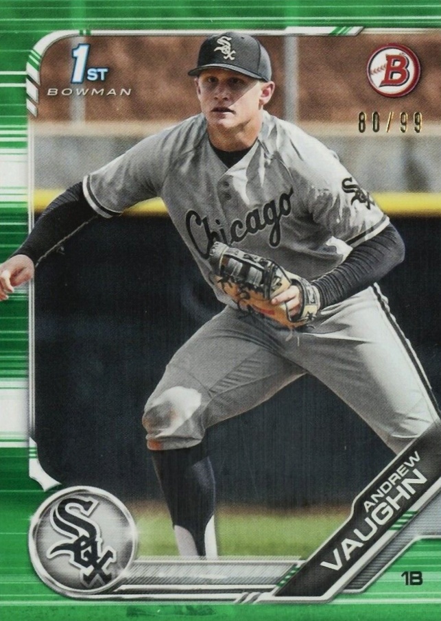 2019 Bowman Draft Andrew Vaughn #BD100 Baseball Card