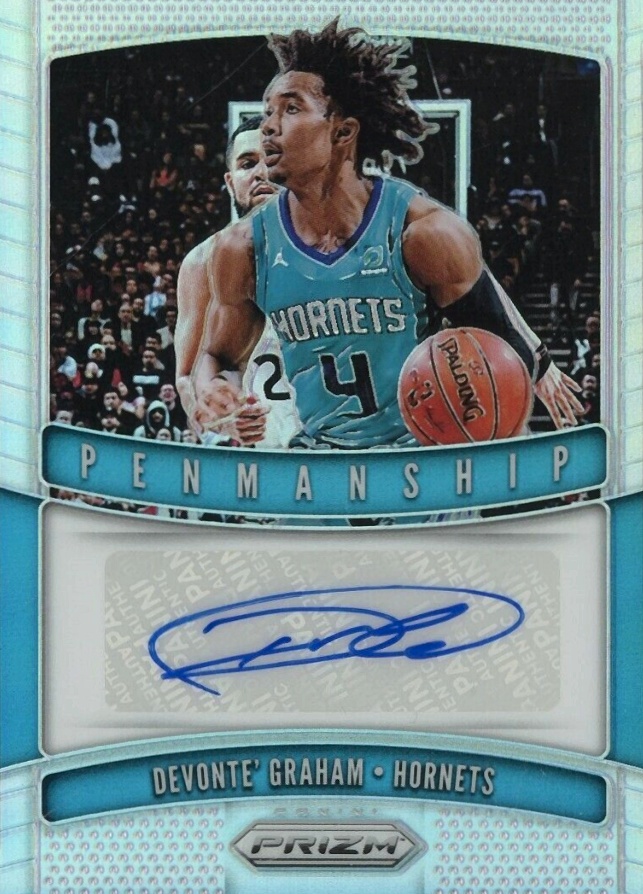 2019 Panini Prizm Penmanship Devonte' Graham #PMDGR Basketball Card