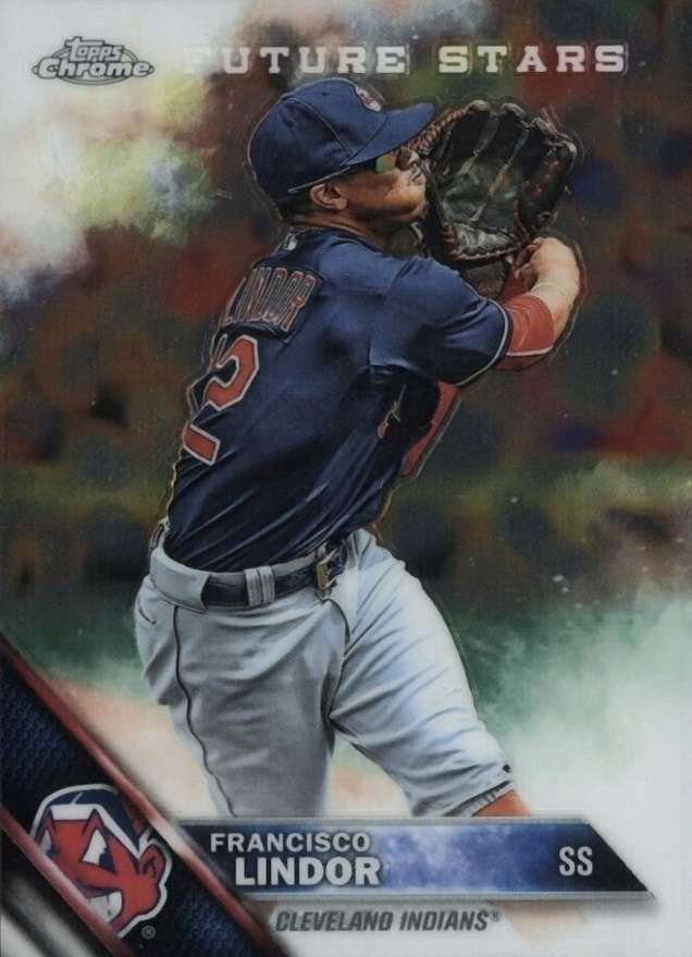 2016 Topps Chrome Francisco Lindor #3 Baseball Card