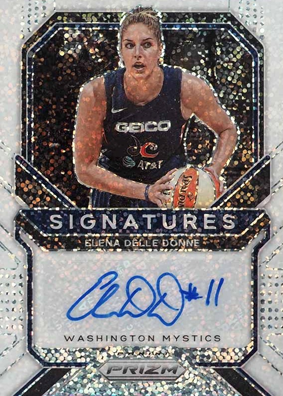 2021 Panini Prizm WNBA Signatures Elena Delle Donne #SGEDD Basketball Card