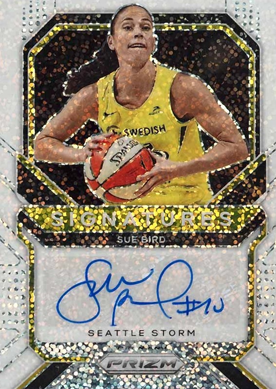 2021 Panini Prizm WNBA Signatures Sue Bird #SGSBD Basketball Card