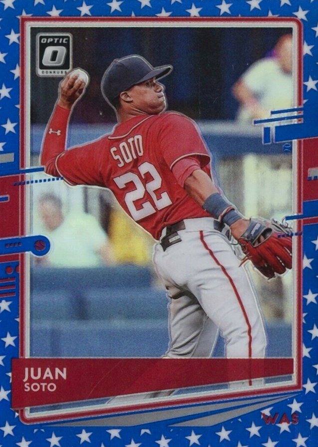 2020 Panini Donruss Optic Juan Soto #161 Baseball Card