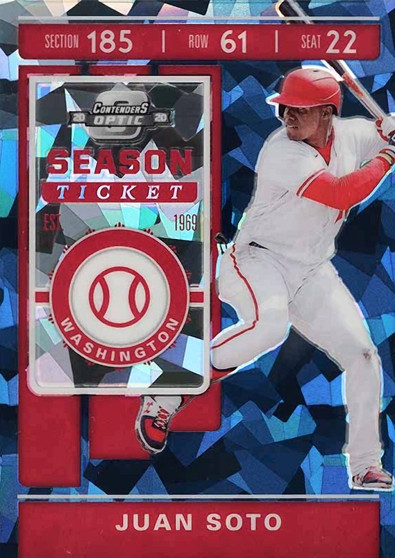 2020 Panini Chronicles Contenders Optic Juan Soto #22 Baseball Card