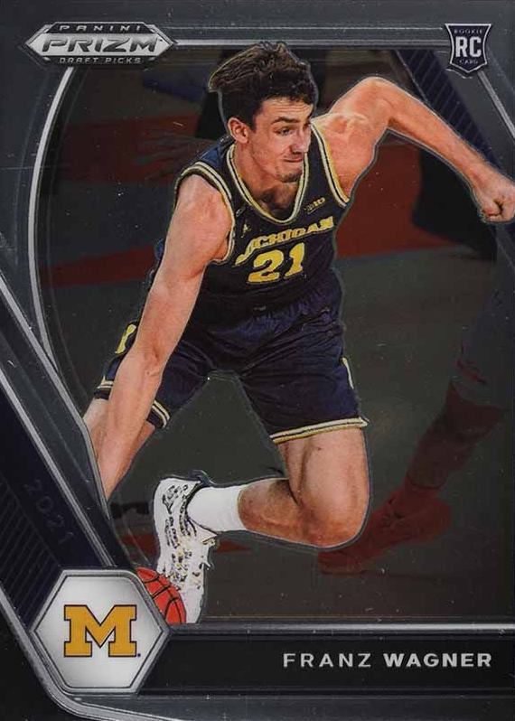 2021 Panini Prizm Draft Picks Franz Wagner #9 Basketball Card