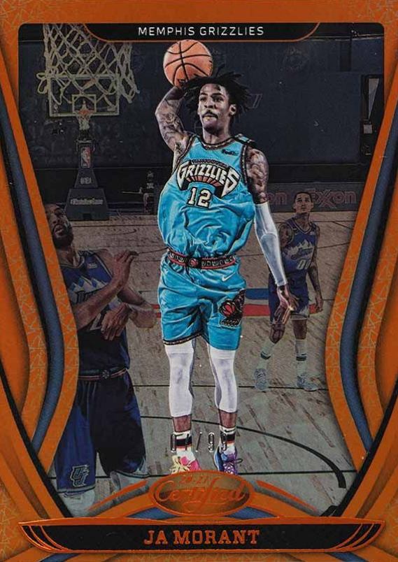 2020 Panini Certified Ja Morant #10 Basketball Card