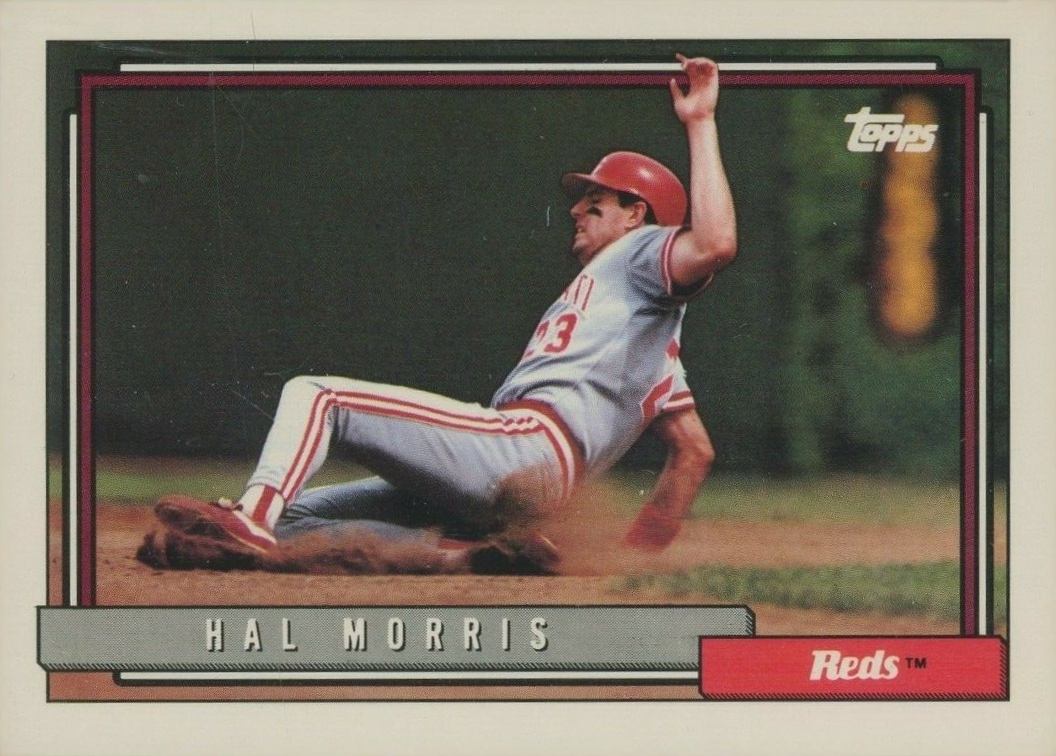 1992 Topps Hal Morris #773 Baseball Card